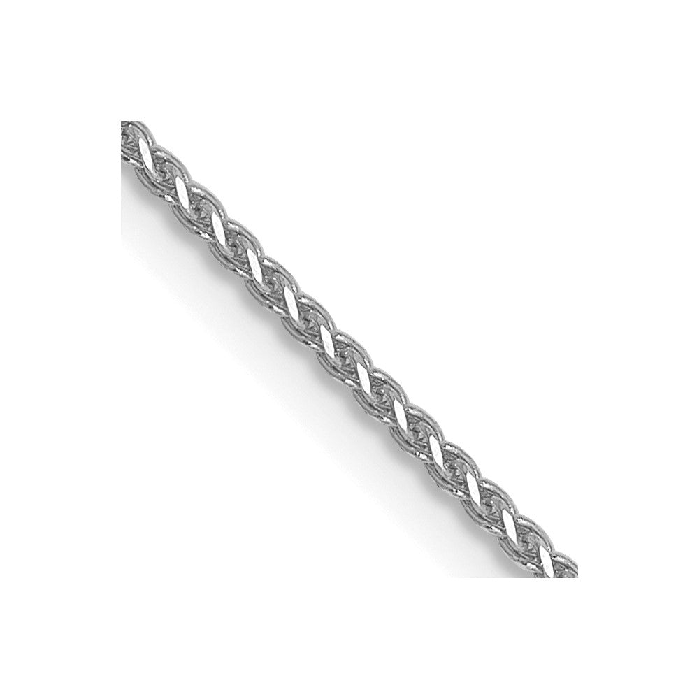 FJC Finejewelers 14 kt White Gold Bright Cut Spiga Chain 18 Inches x 1 mm