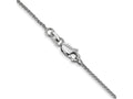 FJC Finejewelers 14 kt White Gold Bright Cut Spiga Chain Anklet 9 Inches x 1 mm