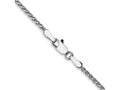 FJC Finejewelers 14 kt White Gold Solid Bright Cut Spiga Chain 20 Inches x 1.4 mm