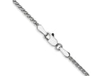FJC Finejewelers 14 kt White Gold Solid Bright Cut Spiga Chain 20 Inches x 1.4 mm