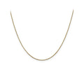 FJC Finejewelers 14 kt Yellow Gold Bright Cut Spiga Chain 20 Inches x 0.65 mm