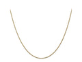 FJC Finejewelers 14 kt Yellow Gold Bright Cut Spiga Chain 18 Inches x 1 mm
