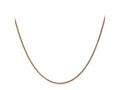 FJC Finejewelers 14 kt Yellow Gold Bright Cut Spiga Chain 20 Inches x 1.2 mm