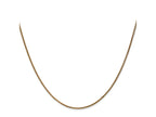 FJC Finejewelers 14 kt Yellow Gold Bright Cut Spiga Chain 20 Inches x 1.2 mm
