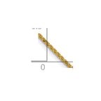 FJC Finejewelers 14 kt Yellow Gold Bright Cut Spiga Chain 24 Inches x 1.2 mm