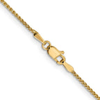 FJC Finejewelers 14 kt Yellow Gold Bright Cut Spiga Chain 24 Inches x 1.2 mm