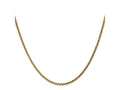 FJC Finejewelers 14 kt Yellow Gold Solid Bright Cut Spiga Chain 20 Inches x 1.8 mm