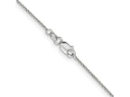 FJC Finejewelers 14 kt White Gold Round Cable Chain 16 Inches x 0.9 mm
