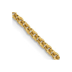 FJC Finejewelers 14 kt Yellow Gold Round Cable Chain 18 Inches x 1.8 mm