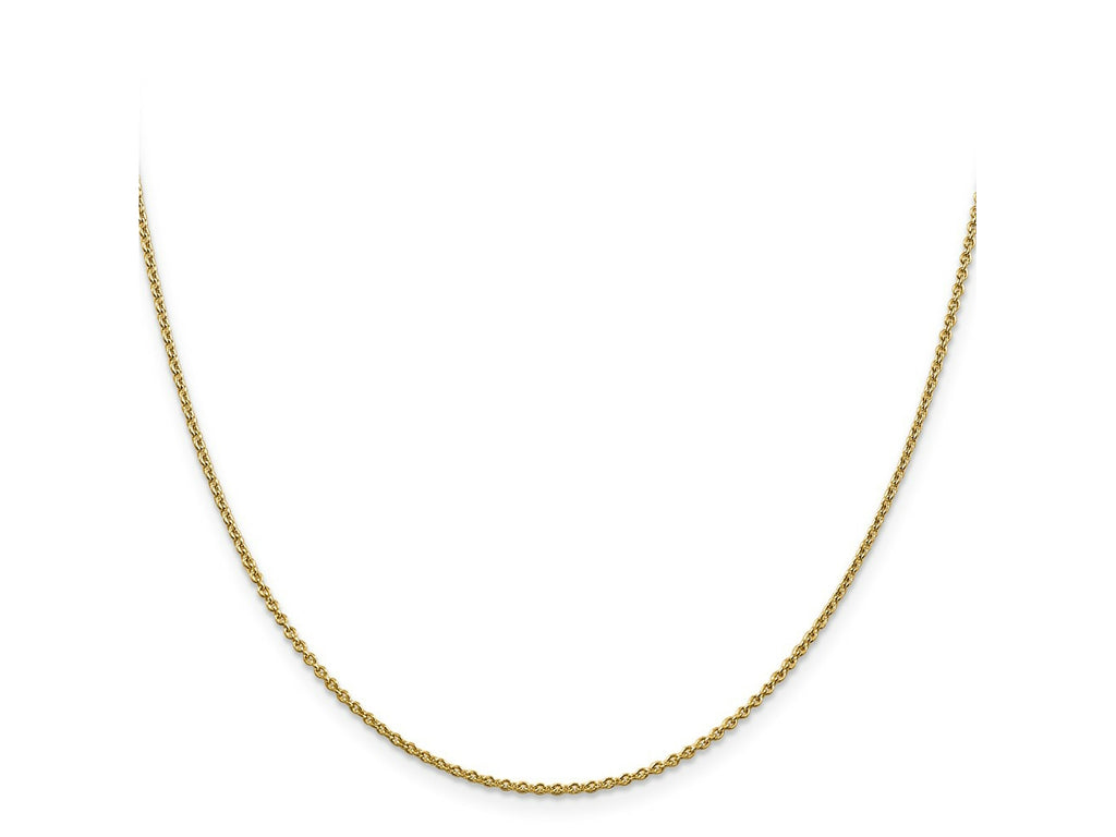 FJC Finejewelers 14 kt Yellow Gold Round Cable Chain 20 Inches x 1.8 mm