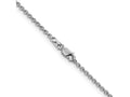 FJC Finejewelers 14 kt White Gold Round Cable Chain 16 Inches x 1.8 mm