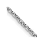 FJC Finejewelers 14 kt White Gold Round Cable Chain 20 Inches x 1.8 mm