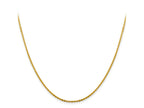 FJC Finejewelers 14 kt Yellow Gold Flat Cable Chain 16 Inches x 1.95 mm