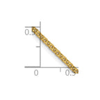 FJC Finejewelers 14 kt Yellow Gold Flat Cable Chain 18 Inches x 1.95 mm