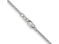 FJC Finejewelers 14 kt White Gold Flat Cable Chain 20 Inches x 1.95 mm