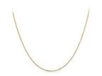 FJC Finejewelers 14 kt Yellow Gold Bright Cut Rolo Chain 20 Inches x 0.85 mm