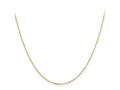 FJC Finejewelers 14 kt Yellow Gold Bright Cut Rolo Chain 24 Inches x 0.85 mm