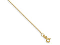 FJC Finejewelers 14 kt Yellow Gold Bright Cut Rolo Chain 18 Inches x 1.05 mm