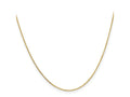 FJC Finejewelers 14 kt Yellow Gold Bright Cut Rolo Chain 20 Inches x 1.05 mm