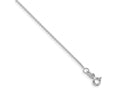 FJC Finejewelers 14 kt White Gold Bright Cut Rolo Chain 18 Inches x 1.05 mm