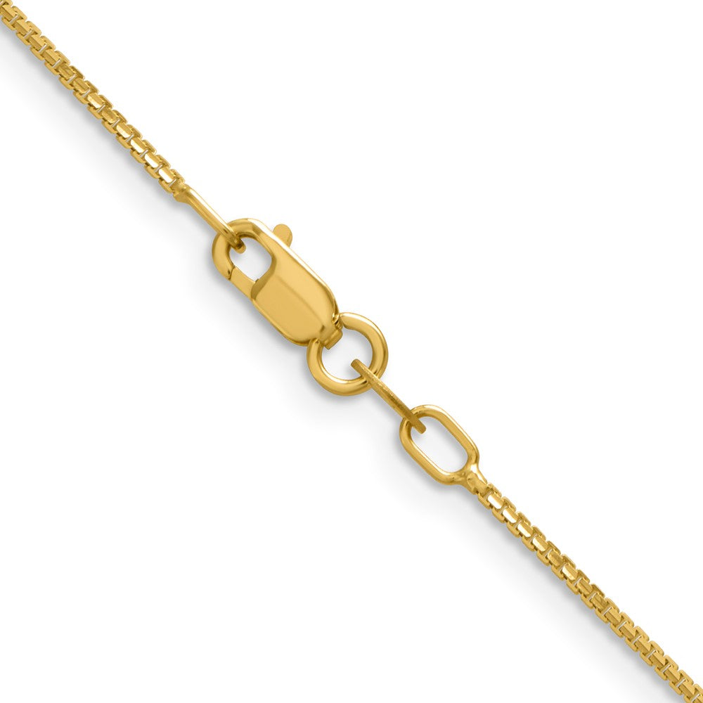 FJC Finejewelers 14 kt Yellow Gold Concave Box Chain 16 Inches x 1 mm