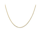FJC Finejewelers 14 kt Yellow Gold Concave Box Chain 16 Inches x 1 mm