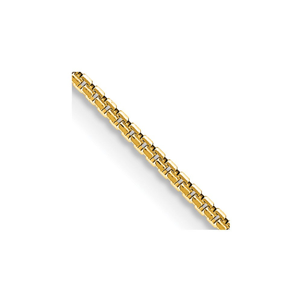 FJC Finejewelers 14 kt Yellow Gold Concave Box Chain 20 Inches x 1 mm