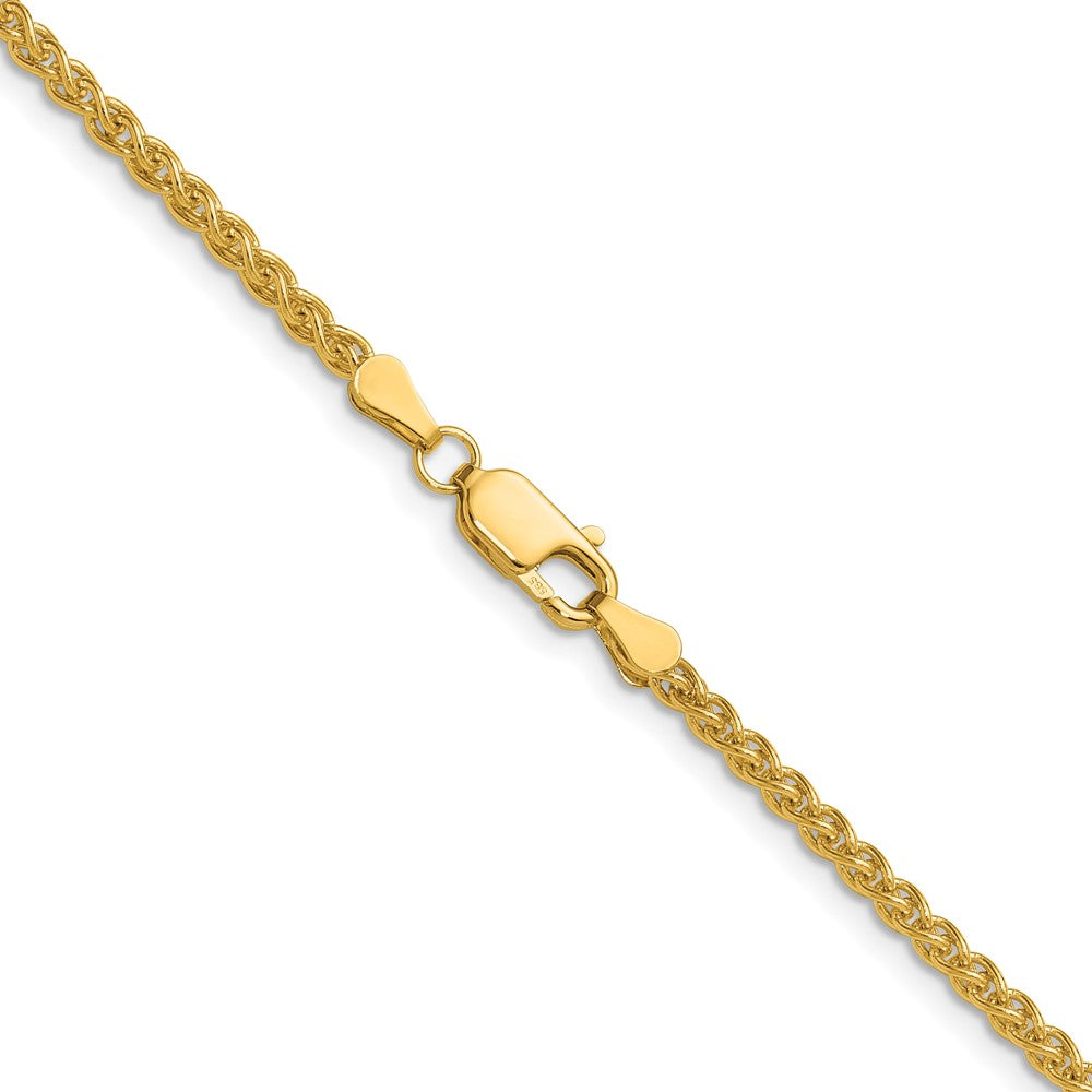 FJC Finejewelers 14 kt Yellow Gold Spiga Chain 24 Inches x 2.5 mm