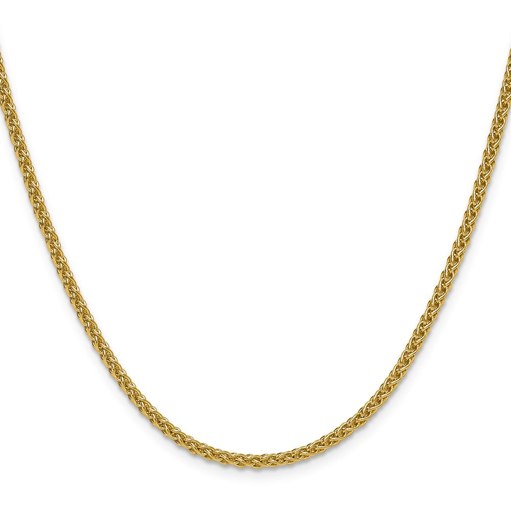 FJC Finejewelers 14 kt Yellow Gold Spiga Chain 24 Inches x 2.5 mm