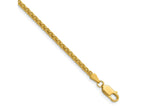 FJC Finejewelers 14 kt Yellow Gold Spiga Chain 24 Inches x 2.5 mm