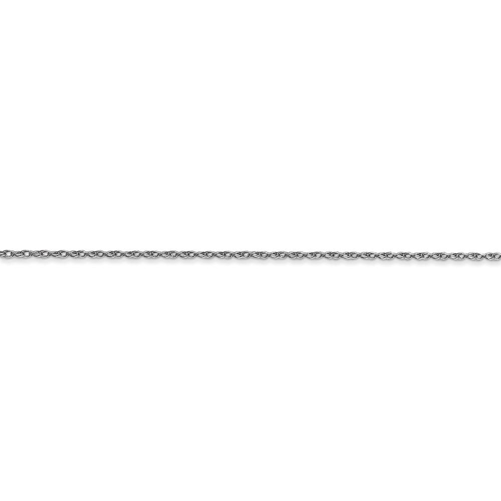 FJC Finejewelers 14 kt White Gold Carded Cable Rope Chain 22 Inches x 0.7 mm