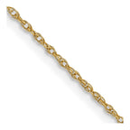 FJC Finejewelers 14 kt Yellow Gold .7 mm Carded Cable Rope Chain 22 Inches x 0.7 mm
