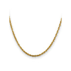 FJC Finejewelers 10 kt Yellow Gold 3.0mm Ultra Bright Cut Lightweight Rope Chain 22 Inches x 3 mm