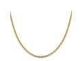 FJC Finejewelers 10 kt Yellow Gold Flat Anchor Chain 16 Inches x 2.4 mm