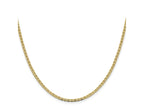 FJC Finejewelers 10 kt Yellow Gold Flat Anchor Chain 18 Inches x 2.4 mm