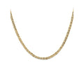 FJC Finejewelers 10 kt Yellow Gold Concave Anchor Chain 16 Inches x 3 mm