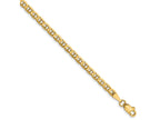 FJC Finejewelers 10 kt Yellow Gold Concave Anchor Chain Bracelet 7 Inches x 3 mm