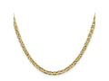 FJC Finejewelers 10 kt Yellow Gold Concave Anchor Chain 20 Inches x 3.75 mm