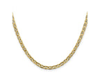 FJC Finejewelers 10 kt Yellow Gold Concave Anchor Chain 22 Inches x 3.75 mm