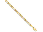 FJC Finejewelers 10 kt Yellow Gold Concave Anchor Chain Bracelet 7 Inches x 3.75 mm