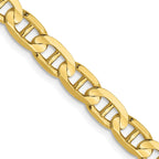 FJC Finejewelers 10 kt Yellow Gold Concave Anchor Chain 18 Inches x 4.5 mm