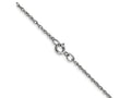 FJC Finejewelers 14 kt White Gold Carded Cable Rope Chain 14 Inches x 0.95 mm
