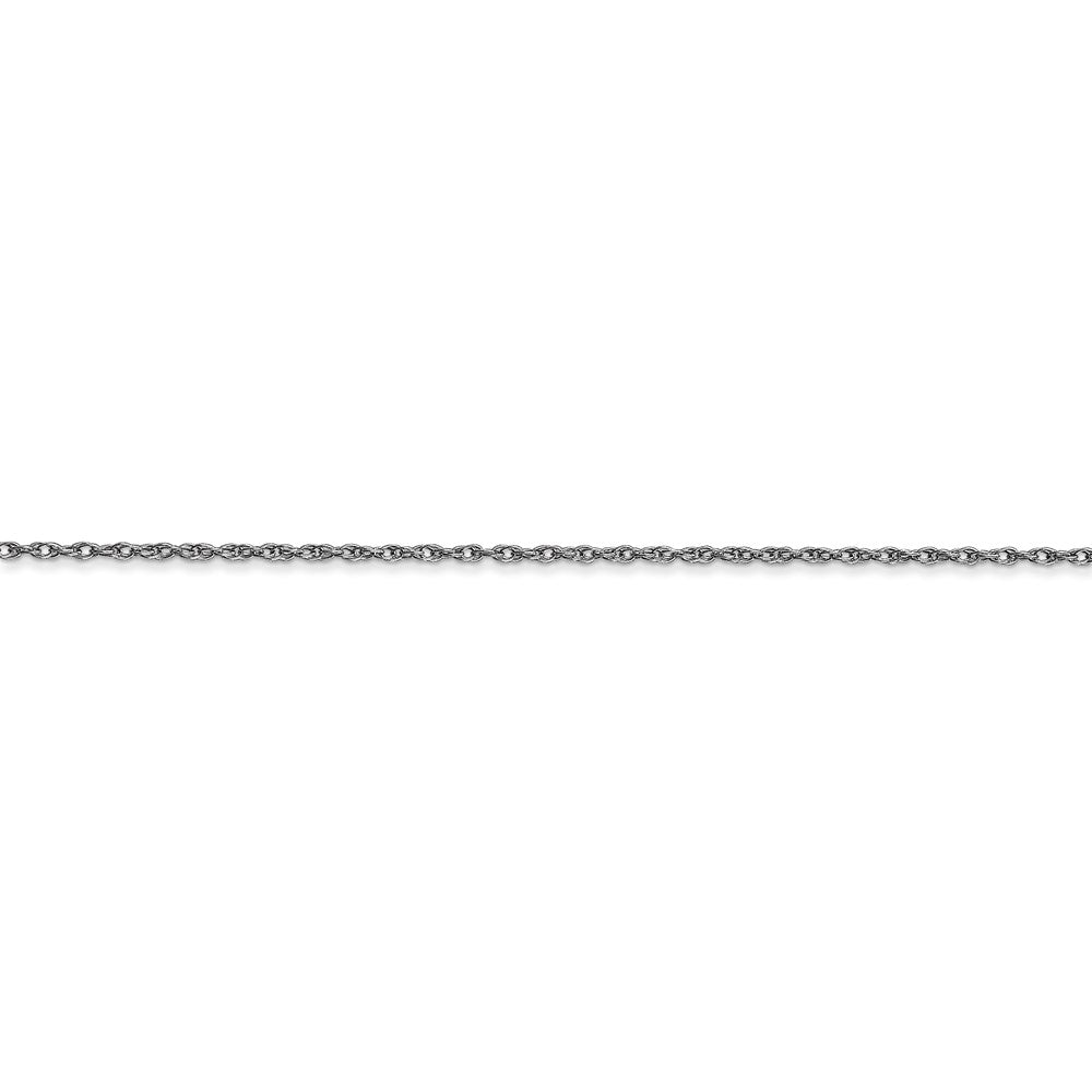 FJC Finejewelers 14 kt White Gold Carded Cable Rope Chain 22 Inches x 0.95 mm