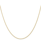 FJC Finejewelers 14 kt Yellow Gold .95 mm Carded Cable Rope Chain 14 Inches x 0.95 mm