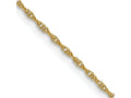 FJC Finejewelers 14 kt Yellow Gold .95 mm Carded Cable Rope Chain 14 Inches x 0.95 mm