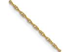 FJC Finejewelers 14 kt Yellow Gold .95 mm Carded Cable Rope Chain 14 Inches x 0.95 mm