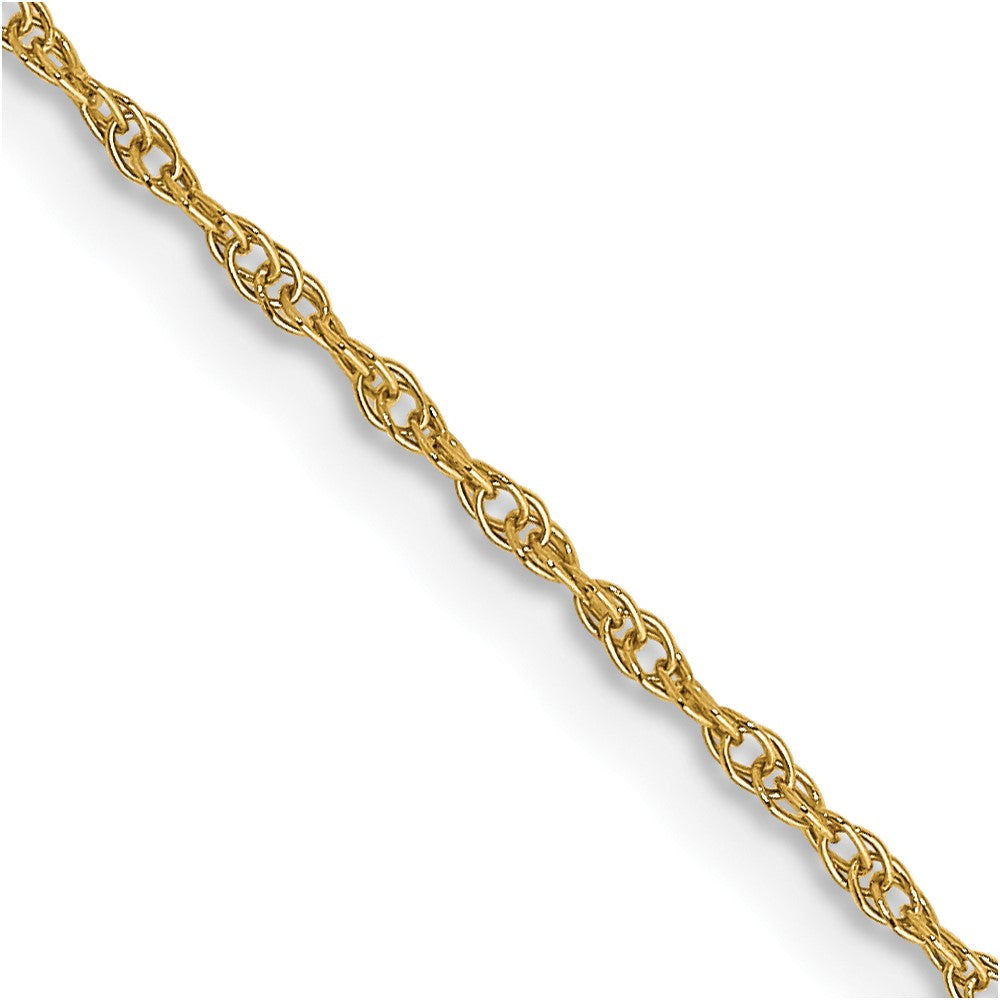 FJC Finejewelers 14 kt Yellow Gold .95 mm Carded Cable Rope Chain 22 Inches x 0.95 mm