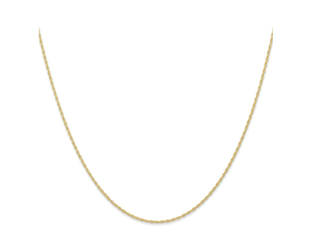 FJC Finejewelers 14 kt Yellow Gold .95 mm Carded Cable Rope Chain 22 Inches x 0.95 mm