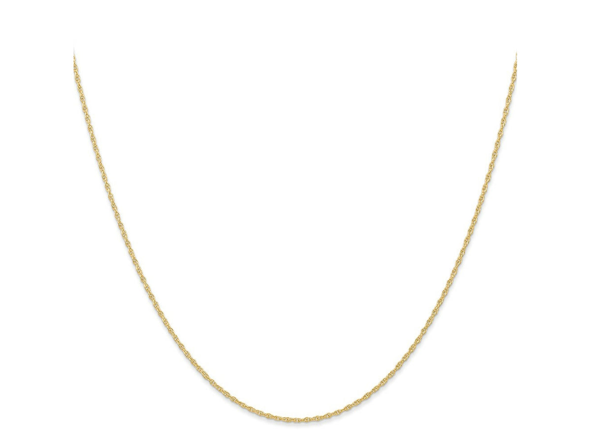 FJC Finejewelers 14 kt Yellow Gold .95 mm Carded Cable Rope Chain 22 Inches x 0.95 mm