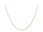 FJC Finejewelers 14 kt Yellow Gold Carded Cable Rope Chain 22 Inches x 1.15 mm
